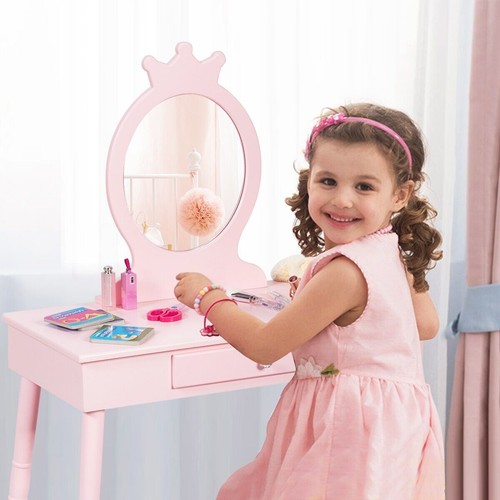 Kids vanity table chair - &, set