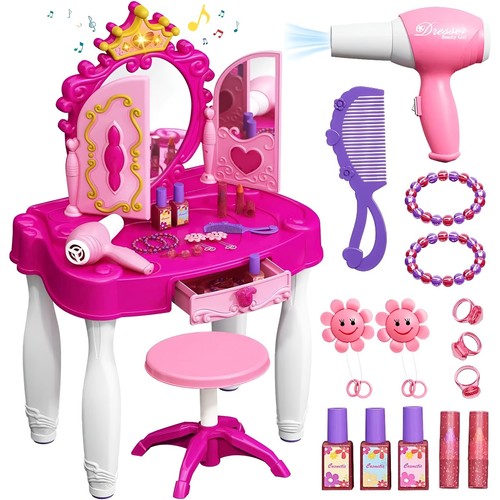 Kids vanity table chair set - kids, &