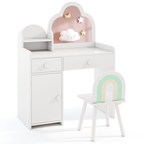 Kids vanity table - and, chair