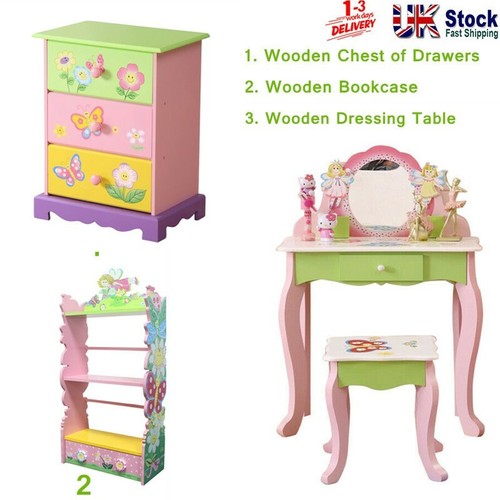 Kids vanity table and - table, stool