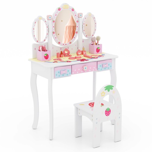 Kids vanity table - table, and