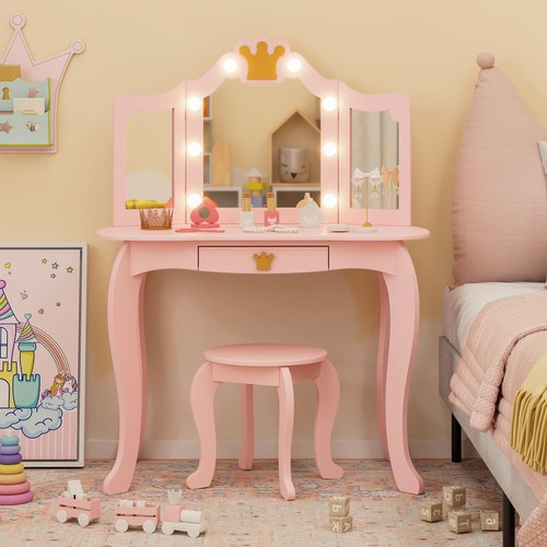 Kids vanity table chair - kids,