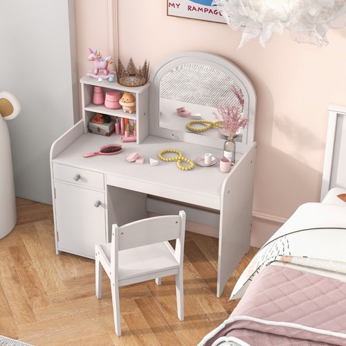 Kids vanity table chair - kids, set