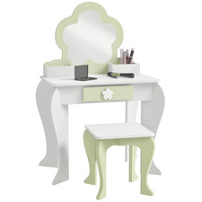 ZONEKIZ Kids Vanity Table Set